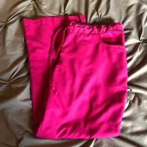 Pink greys anatomy scrub pants